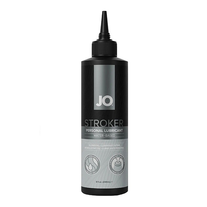 Лубрикант для мастурбаторов JO Stroker Lubricant 240 мл, на водной основе, густой, с аппликатором