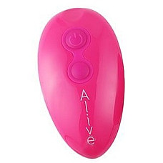 Виброяйцо Alive Magic Egg 2.0 Pink с пультом ДУ, на батарейках