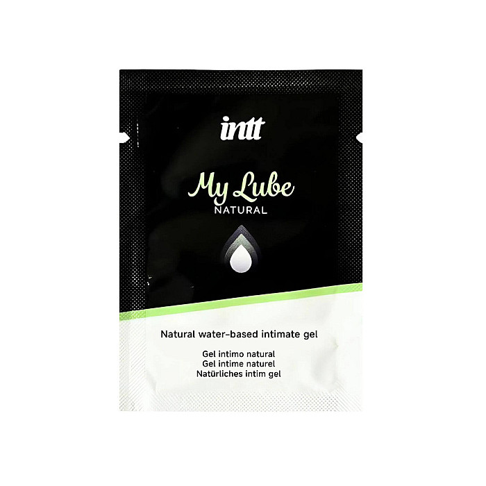Пробник лубриканта на водній основі Intt My Lube Natural, 2 мл