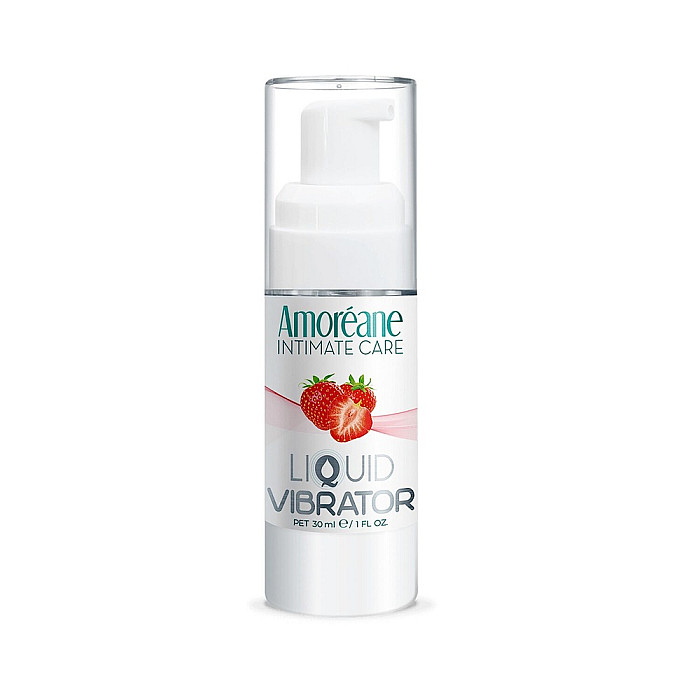 Лубрикант с эффектом вибрации Amoreane Med Liquid Vibrator Berries (30 мл)