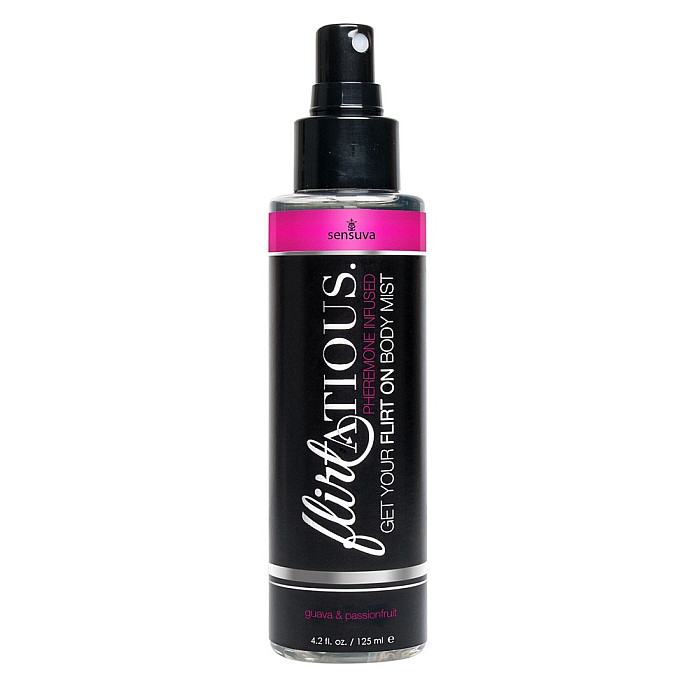 Спрей-мист для тела с феромонами Sensuva Flirtatious Vanilla, Sugar, & Sweet Pea (125 мл)