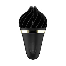 Мороженка спінатор Satisfyer Lay-On - Sweet Treat White/Gold, 10 режимів роботи, водонепроникна