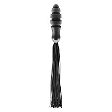 Флоггер с ручкой для проникновения Fetish Tentation Whip with Ogive Handle