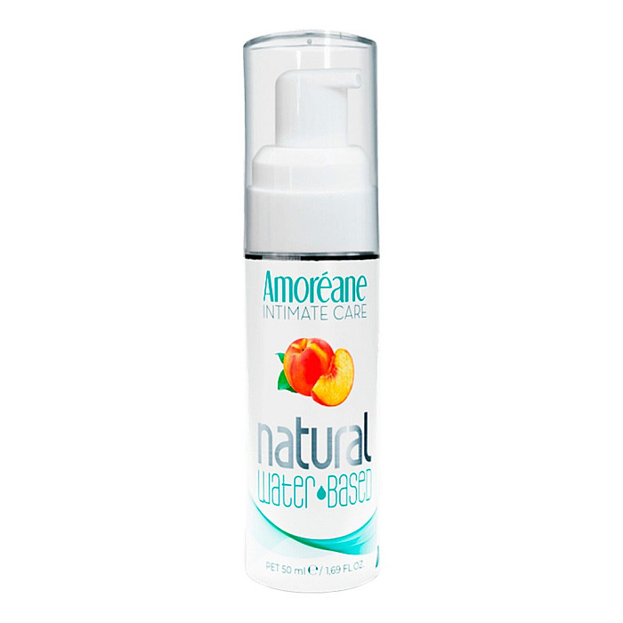 Лубрикант на водной основе с экстрактом фитопланктона Amoreane Pineapple (50 мл), морской коллаген