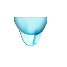 Набір менструальних чаш Satisfyer Feel Confident (light blue), 15мл і 20мл, мішечок для зберігання