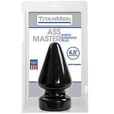 Пробка для фистинга Doc Johnson Titanmen Tools – Butt Plug – 4.5 Inch Ass Master, диаметр 11,7 см