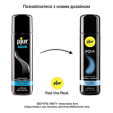 Лубрикант на водной основе pjur Aqua 250 мл, эффект бархатистой кожи без прилипания