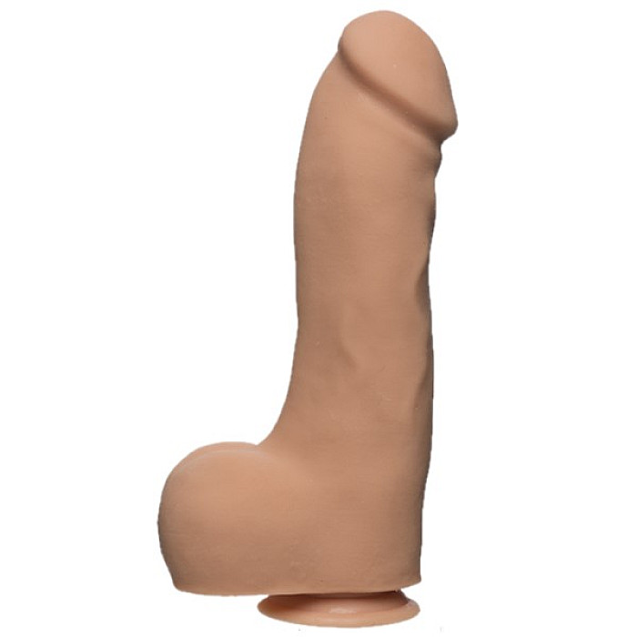 Фалоімітатор Doc Johnson The D - Master D - 12 Inch With Balls - ULTRASKYN, діаметр 8,9 см