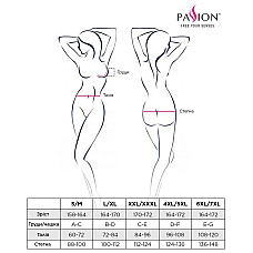 Боди монокини Passion Exclusive ATHENA BODY L/XL, black