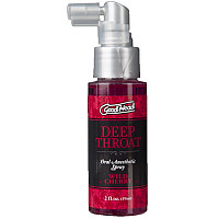 Спрей для мінету Doc Johnson GoodHead DeepThroat Spray - Wild Cherry 59 мл для глибокого мінету