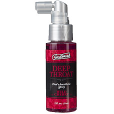 Спрей для мінету Doc Johnson GoodHead DeepThroat Spray - Wild Cherry 59 мл для глибокого мінету