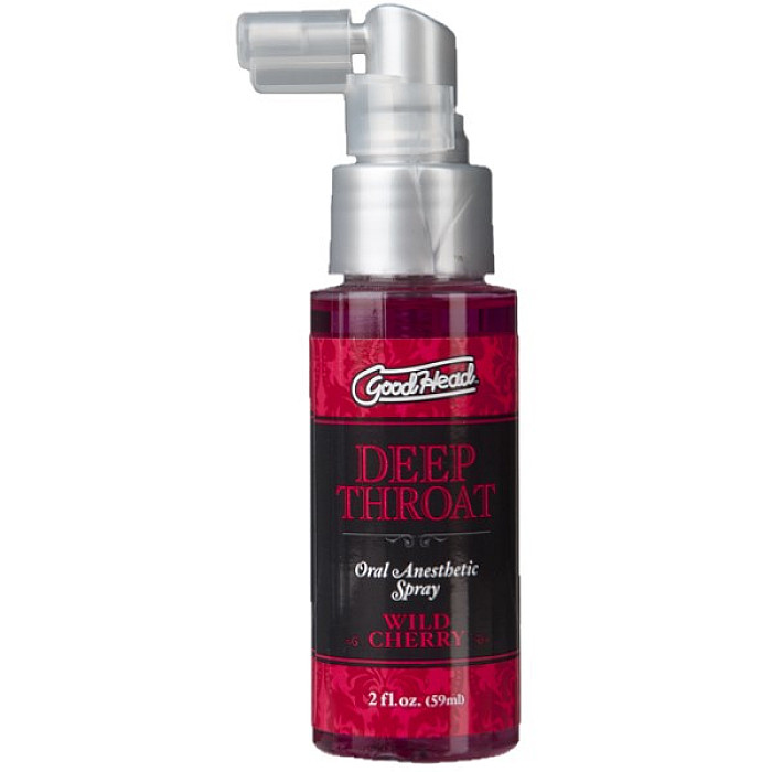Спрей для мінету Doc Johnson GoodHead DeepThroat Spray - Wild Cherry 59 мл для глибокого мінету