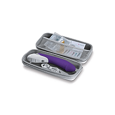Мощный вибратор Mystim Terrific Truman Purple с двумя моторами и выраженной головкой