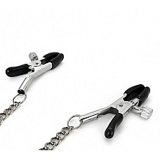 Затискачі для сосків Liebe Seele Solid Heart Nipple Clamps Silver