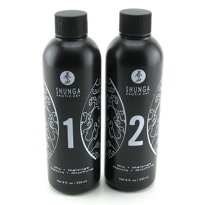 Гель для NURU-массажа Shunga Oriental Body-to-Body – Exotic Fruits (2 x 225 мл) плюс простыня