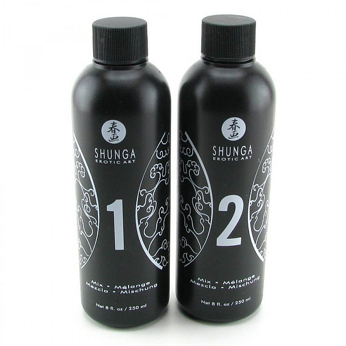 Гель для NURU-массажа Shunga Oriental Body-to-Body – Melon Mango (2 x 225 мл) плюс простыня