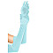 Довгі рукавички Leg Avenue Extra Long Satin Gloves light blue