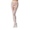 Эротические колготки-бодистокинг Passion S007 white, красивые ажурные колготки с вырезом