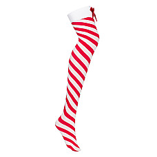 Чулки Obsessive Kissmas stockings S/M