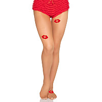 Колготки Leg Avenue Spandex Tights with Kisses One Size