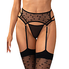 Чулки-стокинги Obsessive Isinne garter stockings S/M/L
