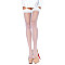 Сексуальные чулки под подвязки Leg Avenue Sheer Stockings White, one size