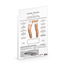 Панчохи в крупну сітку Anne De Ales ERICA T2 White