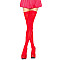 Щільні непрозорі панчохи Leg Avenue Opaque Nylon Thigh Highs Red, one size