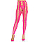 Колготки Leg Avenue Seamless Opaque Footless Suspender Hose One Size Neon Pink