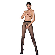 Колготки с открытым доступом, имитация ботфорт Passion TIOPEN 009 3/4 (20 den), black