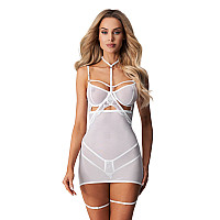 Бебі-долл дол Obsessive Arrowel White chemise 2XL/3XL