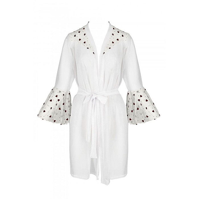 Воздушный пеньюар Passion LOVELIA PEIGNOIR S/M, white