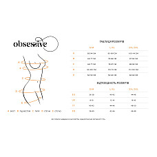 Сорочка Obsessive Alluria chemise & thong, S/M, черная, кружево+микросетка, стринги в комплекте
