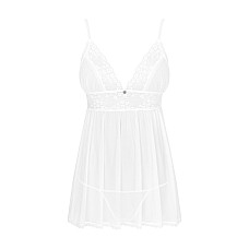 Пеньюар и трусики Obsessive Heavenlly babydoll & thong M/L