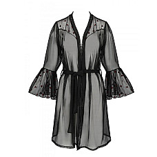 Повітряний пеньюар Passion LOVELIA PEIGNOIR S/M, black