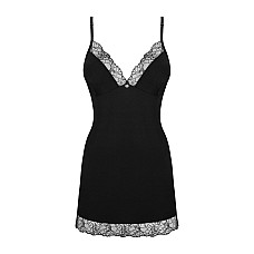 Сорочка и трусики Obsessive Bella Rou chemise & thong XL/2XL