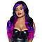 Leg Avenue Allure Multi Color Wig Black/Purple