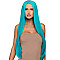 Парик Leg Avenue 33″ Long straight center part wig turquoise