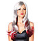 Leg Avenue Allure Multi Color Wig Grey/Red