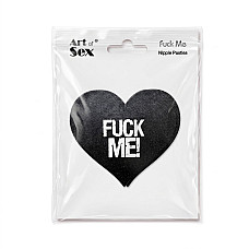 Пестис-сердечка Art of Sex - Fuck me, чорний