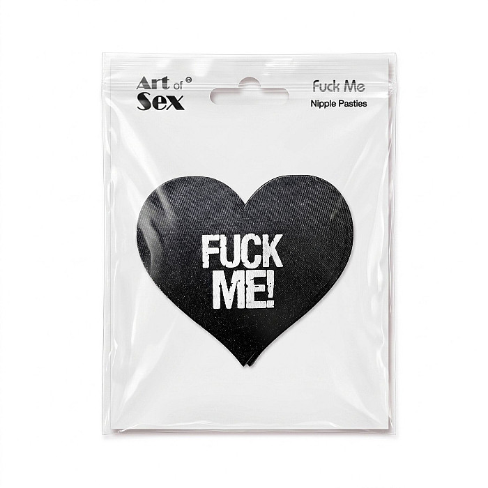 Пестис-сердечки Art of Sex - Fuck me, черный