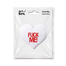 Пестис-сердечка Art of Sex - Fuck me, білий