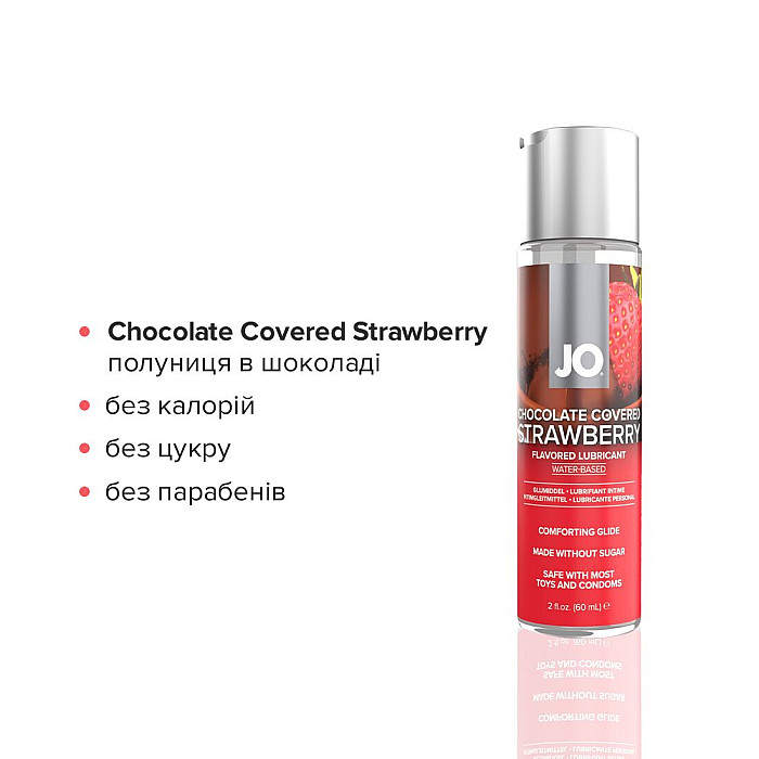 Набор лубрикантов JO Sweet&Bubbly — Champagne & Chocolate Covered Strawberry (2×60 мл)