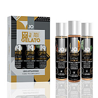 Набор JO Tri-Me Triple Pack — Gelato (3×30 мл) три разных вкуса серии Джелато