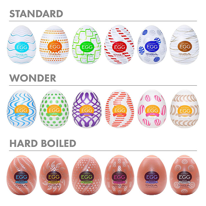 Мастурбатор-яйцо Tenga Egg Wavy