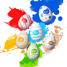Мастурбатор-яйце Tenga Egg Wavy