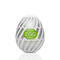 Мастурбатор-яйцо Tenga Egg Brush с рельефом в виде крупной щетины