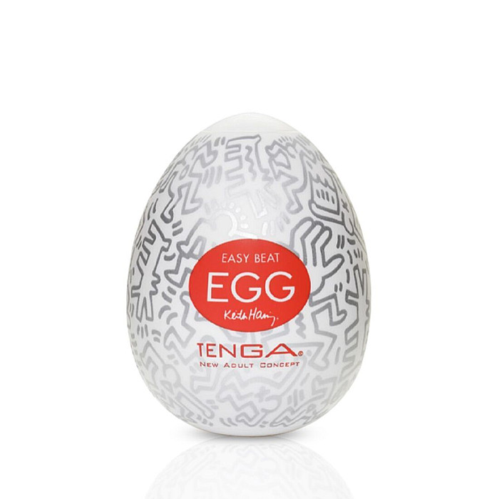 Мастурбатор-яйцо Tenga Keith Haring Egg Party