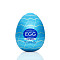 Мастурбатор-яйце Tenga Egg Wavy II Cool з подвійним хвилястим рельєфом та охолоджувальним ефектом