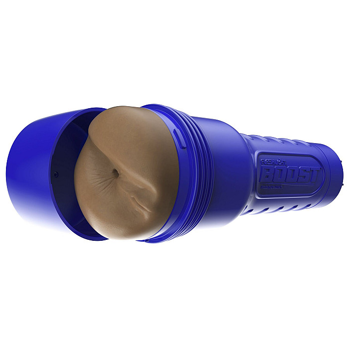 Мастурбатор-попка Fleshlight Boost Blast Female Medium Dark Flesh, плавающие кольца Turbo Tech
